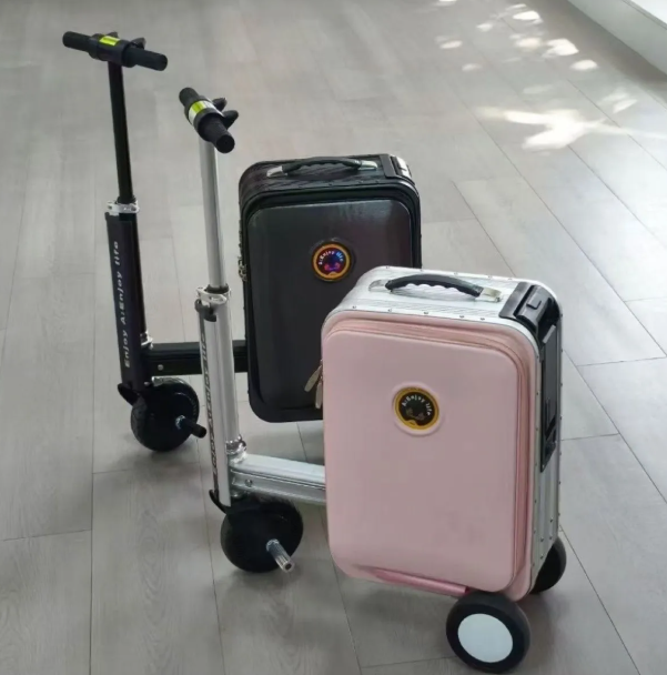 Electric Luggage Rideable Mobility Scooter Trolley Case