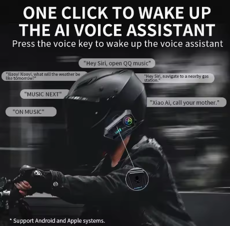 Casque Bluetooth étanche pour casque de moto